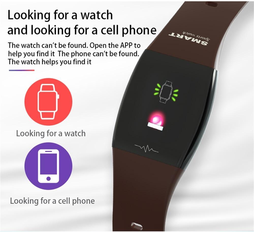 New Smart Watch Heart Rate Blood Pressure Monitor IP67 Waterproof Steps Calories Counter Sports Smartwatch - RAPBLUE