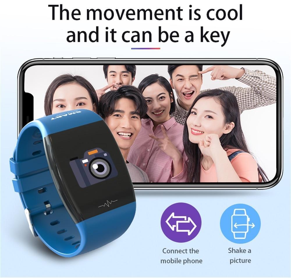 New Smart Watch Heart Rate Blood Pressure Monitor IP67 Waterproof Steps Calories Counter Sports Smartwatch - RAPBLUE