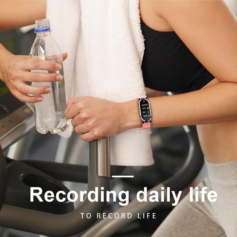 New Smart Wristband Unisex Bracelet Heart Rate Blood Pressure Monitor Fitness Tracker Watch Sport Band Pedometer - RAPBLUE