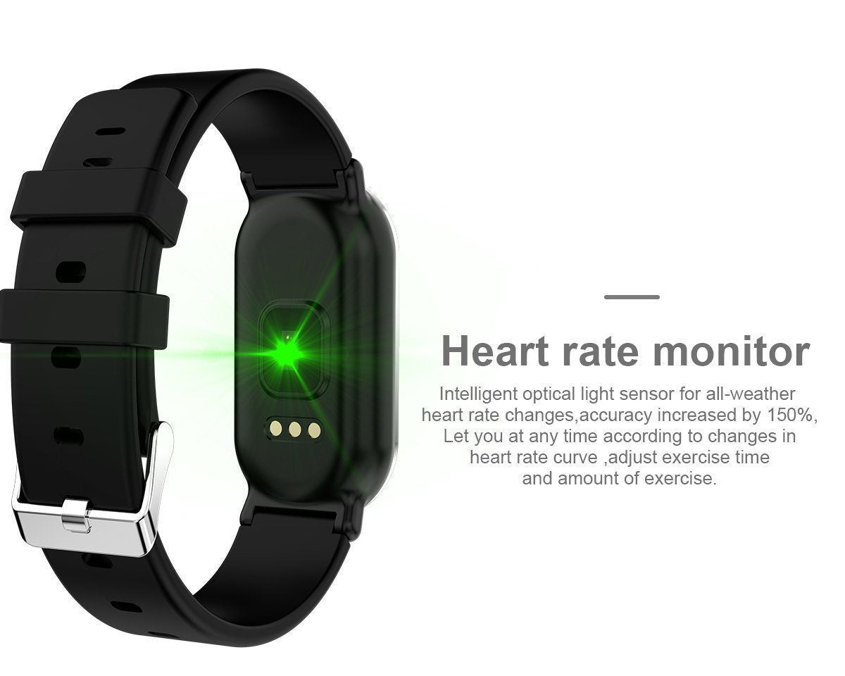 New Smart Wristband Unisex Bracelet Heart Rate Blood Pressure Monitor Fitness Tracker Watch Sport Band Pedometer - RAPBLUE