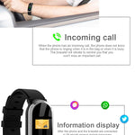 New Smart Wristband Unisex Bracelet Heart Rate Blood Pressure Monitor Fitness Tracker Watch Sport Band Pedometer - RAPBLUE