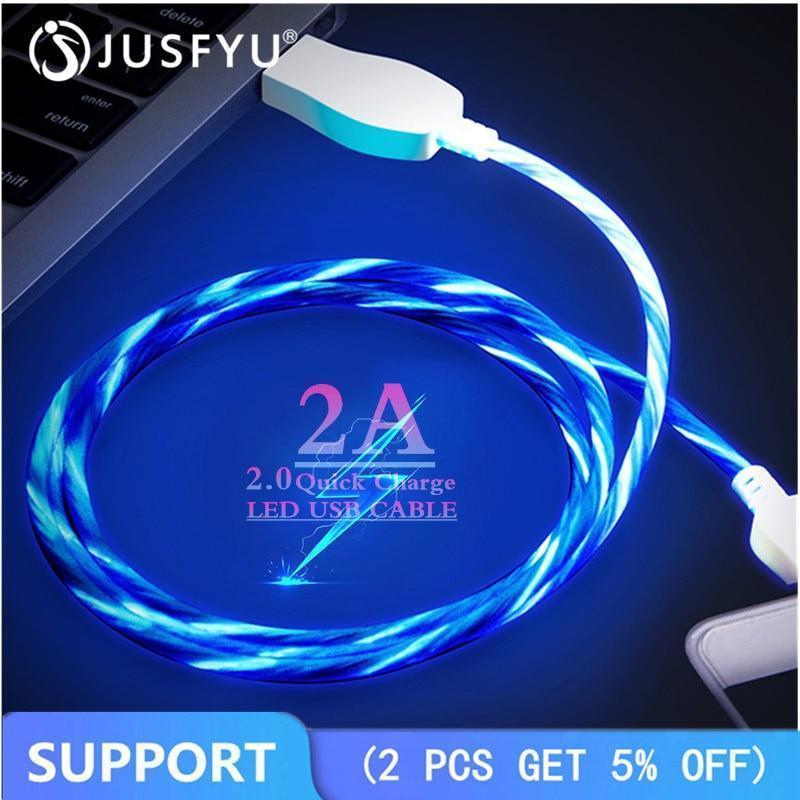 LED USB Micro Cable - RAPBLUE