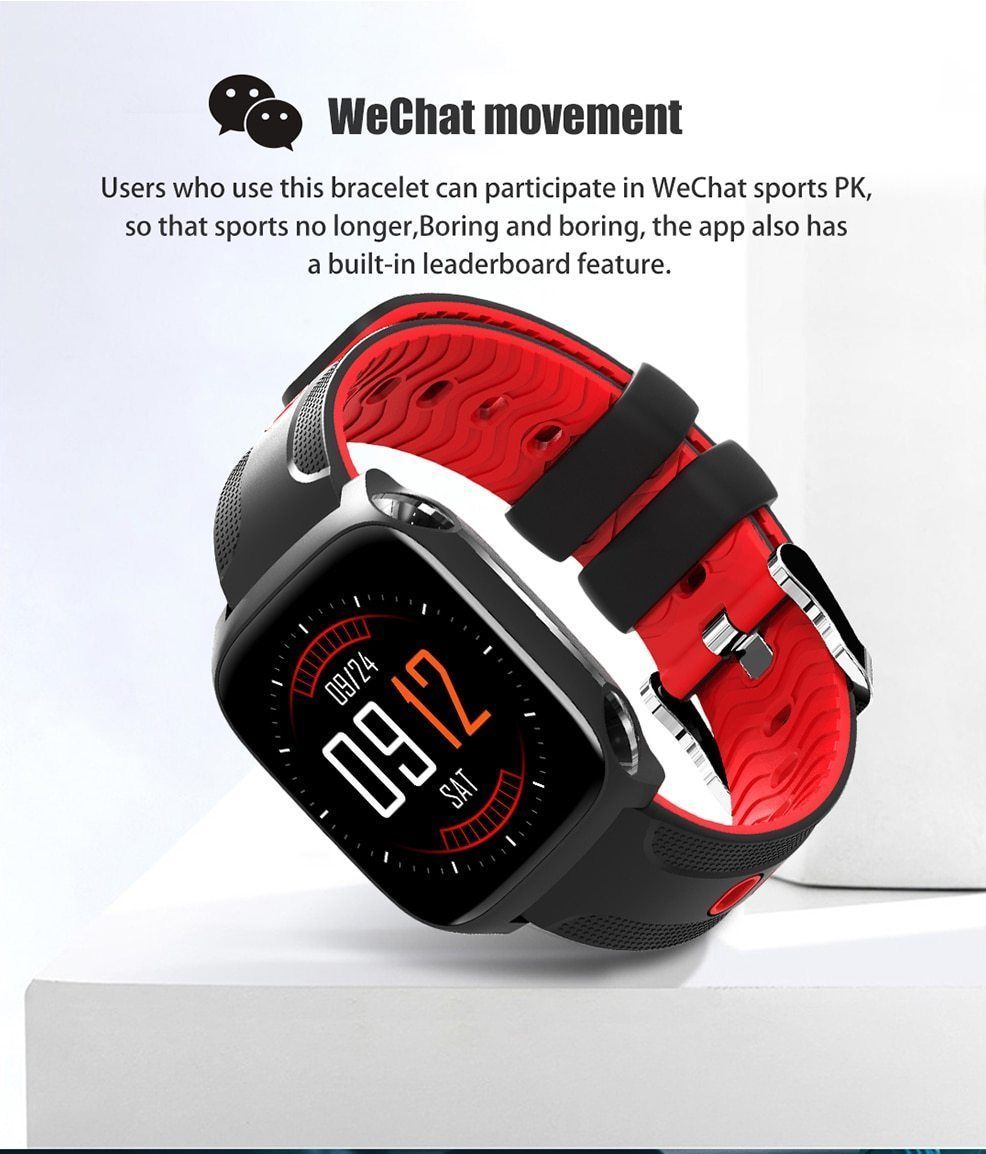 New Smart Watch Color Screen Heart Rate Fitness Bracelet Sleep Blood Pressure Monitor Fitness Tracker - RAPBLUE