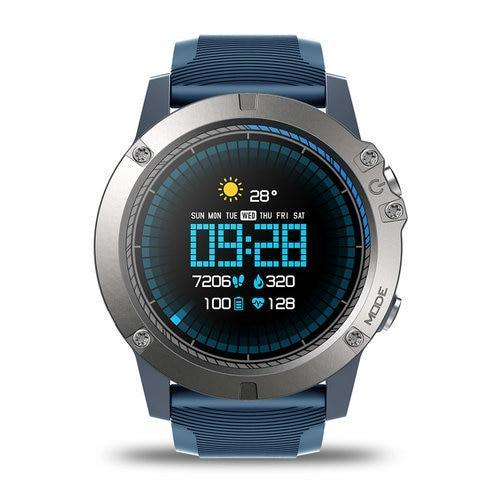 New Rugged Outdoor Smart Sport Watch Fitness Heart Rate Monitor Tracker Smartwatch For Android iPhones - RAPBLUE