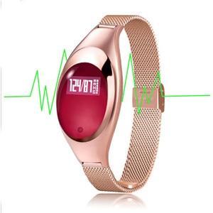 New Ladies Heart Rate Monitor Pedometer Fitness Tracker Smart Watch For Android IOS - RAPBLUE