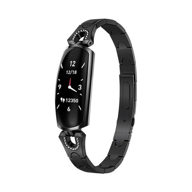 New Stainless Steel Smart Watch IP67 Waterproof Heart Rate Monitor Bracelet Smartwatch For Android iPhone - RAPBLUE