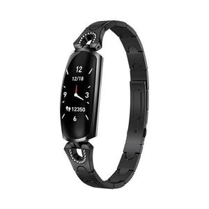 New Stainless Steel Smart Watch IP67 Waterproof Heart Rate Monitor Bracelet Smartwatch For Android iPhone - RAPBLUE