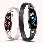 New Stainless Steel Smart Watch IP67 Waterproof Heart Rate Monitor Bracelet Smartwatch For Android iPhone - RAPBLUE