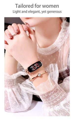 New Stainless Steel Smart Watch IP67 Waterproof Heart Rate Monitor Bracelet Smartwatch For Android iPhone - RAPBLUE