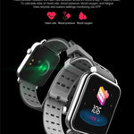 New IP67 Waterproof Slim Smart Watch Heart Rate Blood Pressure Oxygen Monitor Fitness Tracker For iOS Android - RAPBLUE