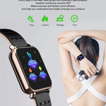 New IP67 Waterproof Slim Smart Watch Heart Rate Blood Pressure Oxygen Monitor Fitness Tracker For iOS Android - RAPBLUE