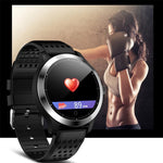 New Waterproof Fitness Bracelet Smartwatch Blood Pressure Heart Rate Monitor Pedometer For iPhone Android - RAPBLUE