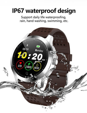 New Waterproof Fitness Bracelet Smartwatch Blood Pressure Heart Rate Monitor Pedometer For iPhone Android - RAPBLUE
