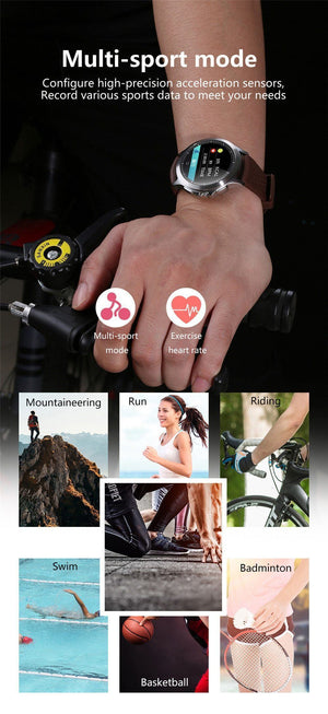 New Waterproof Fitness Bracelet Smartwatch Blood Pressure Heart Rate Monitor Pedometer For iPhone Android - RAPBLUE
