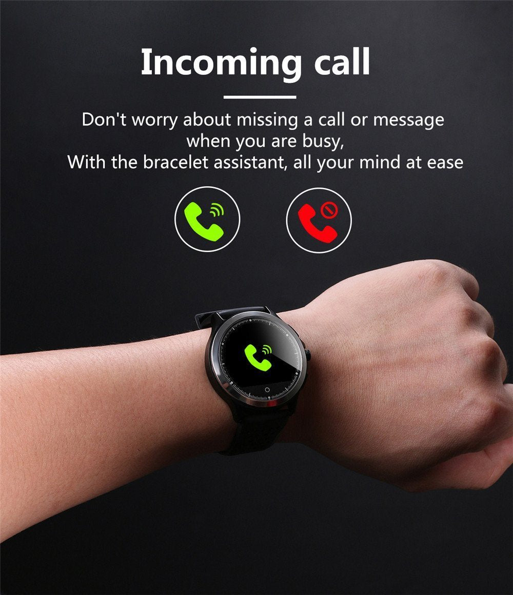 New Waterproof Fitness Bracelet Smartwatch Blood Pressure Heart Rate Monitor Pedometer For iPhone Android - RAPBLUE