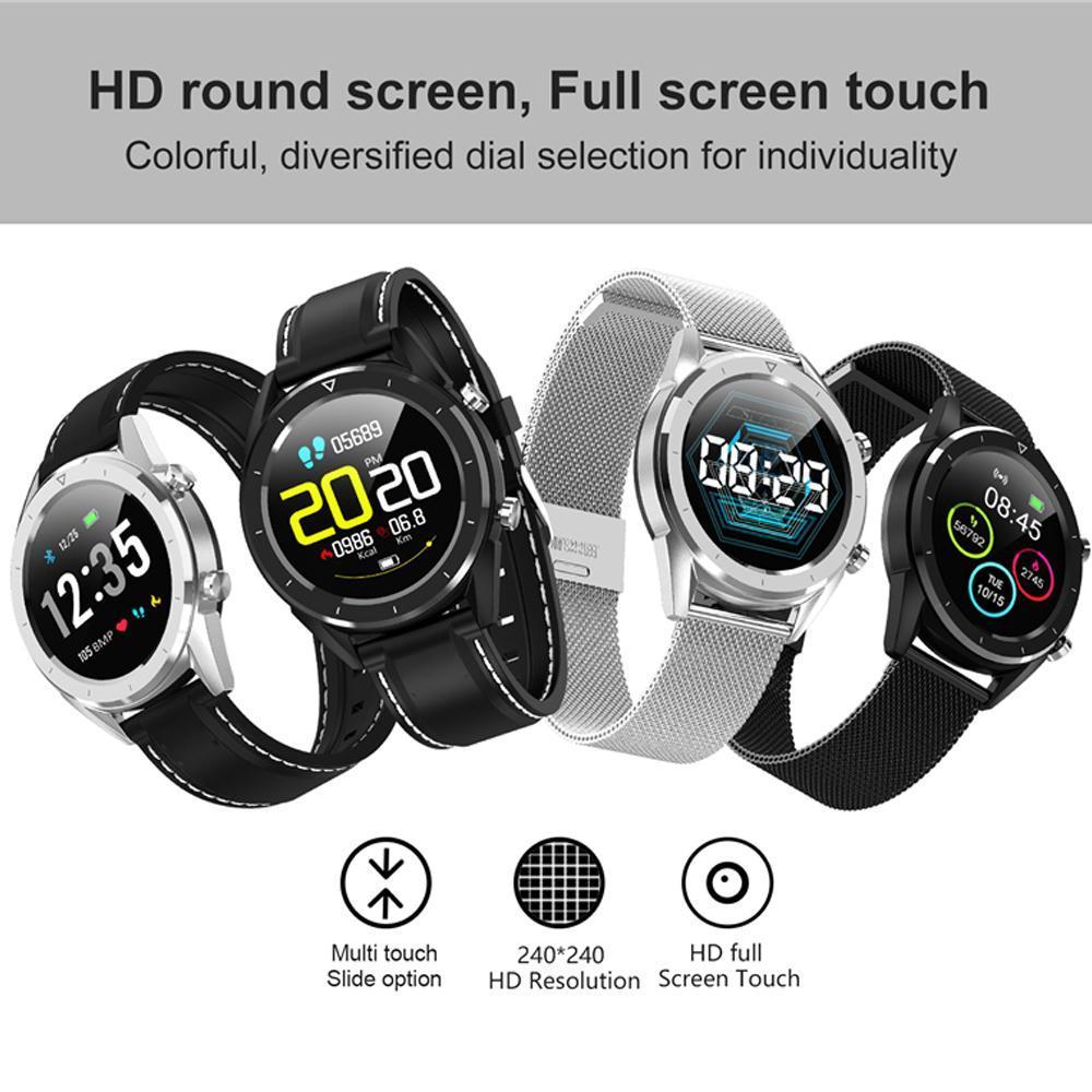 New IP68 Waterproof Smart Watch Heart Rate Monitor Fitness Tracker Wristband For iPhone Android - RAPBLUE