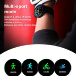 New IP68 Waterproof Smart Watch Heart Rate Blood Pressure Monitor Sport Activity Sleep Tracker For iPhone Android - RAPBLUE