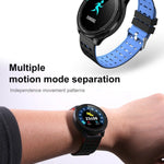 New IP68 Waterproof Smart Watch Heart Rate Blood Pressure Monitor Sport Activity Sleep Tracker For iPhone Android - RAPBLUE