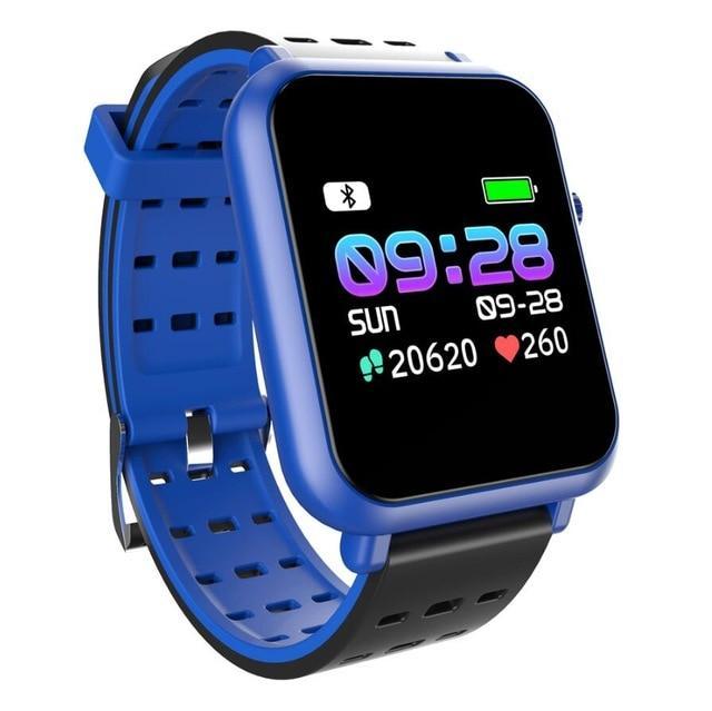 Heart Rate Monitor Smart Watch Waterproof Bluetooth Touch Screen Smart Watch - RAPBLUE