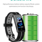 New Fitness Bracelet IP68 Waterproof Heart Rate Blood Pressure Monitoring Fitness Tracker Watch For Android iOS - RAPBLUE