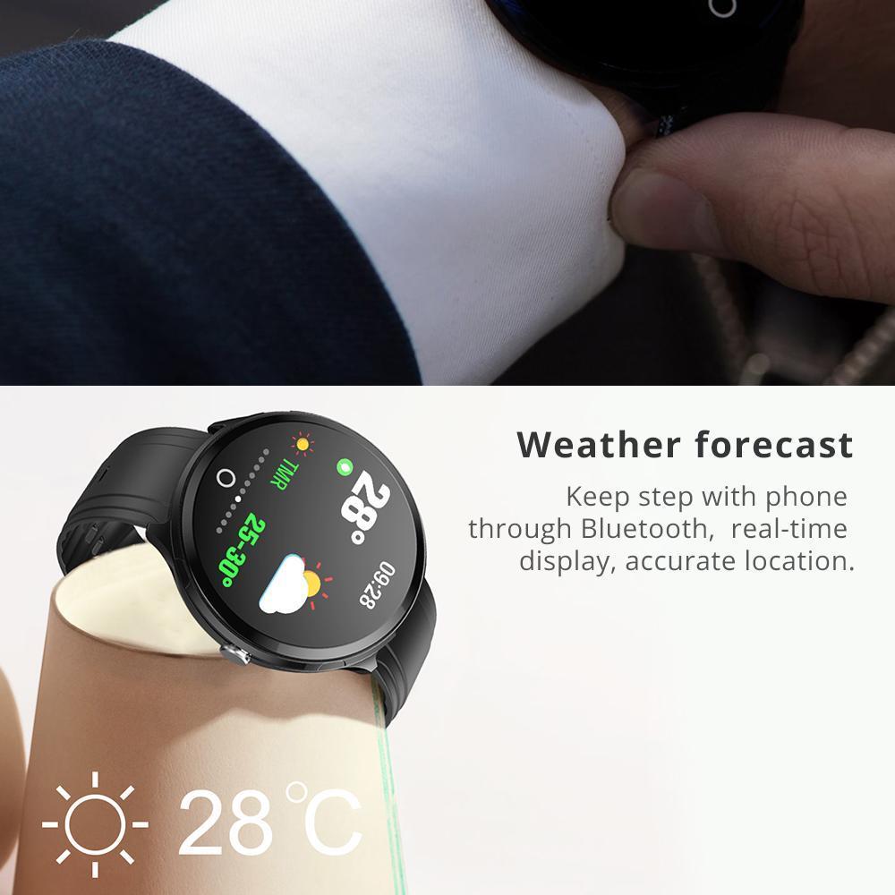 New Splash-Proof Toughened glass Smart Band Fashion Fitness Tracker Blood Oxygen Smartwatch For Men Women - RAPBLUE