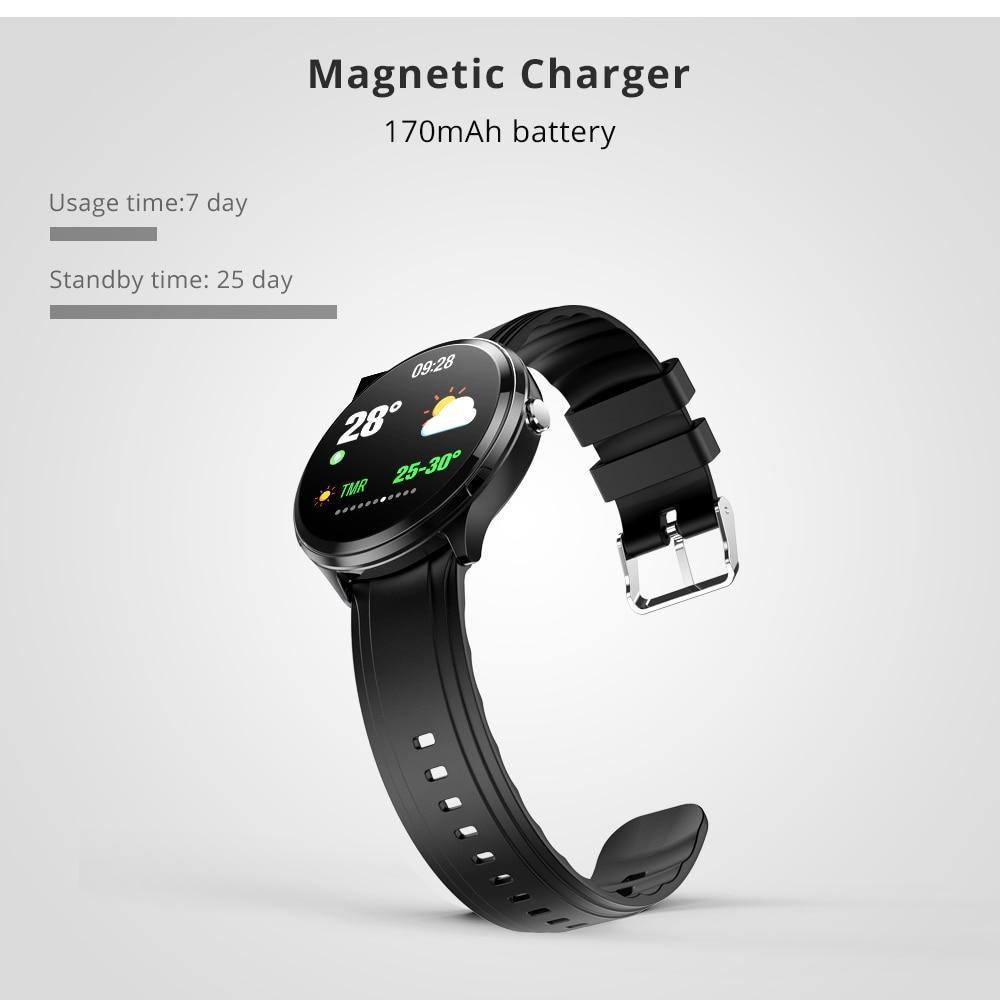 New Splash-Proof Toughened glass Smart Band Fashion Fitness Tracker Blood Oxygen Smartwatch For Men Women - RAPBLUE