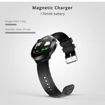 New Splash-Proof Toughened glass Smart Band Fashion Fitness Tracker Blood Oxygen Smartwatch For Men Women - RAPBLUE