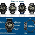 New Rugged Outdoor Smartwatch 50M Waterproof 33-month Standby Time 24H All-Weather Monitoring Smart Watch For iPhone Android - RAPBLUE