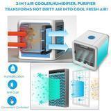 Portable air conditioner - mobile air conditioner - USB mini portable air conditioner - RAPBLUE