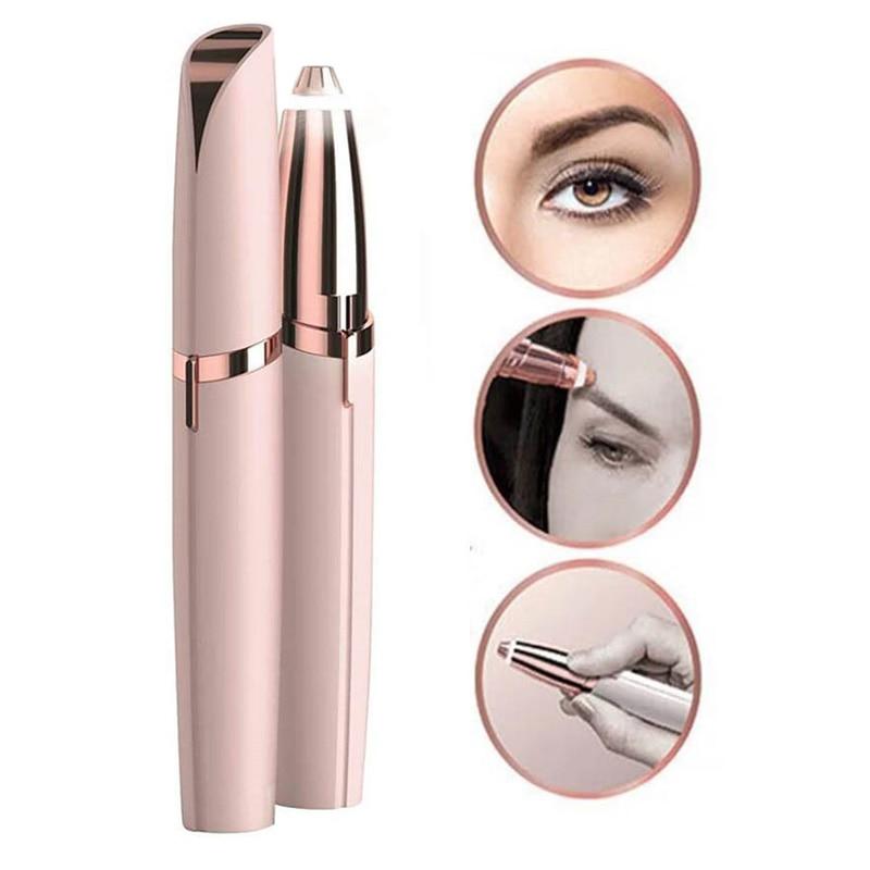 Mini Electric Hair Trimmer Pen for Flawless Brows with built-in light - RAPBLUE