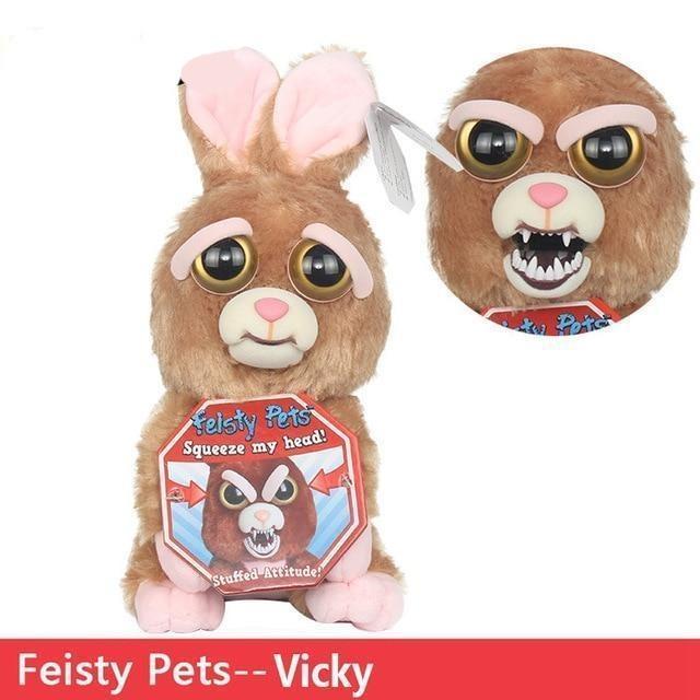 Feisty Funny Expression Pets Plush Toy - RAPBLUE