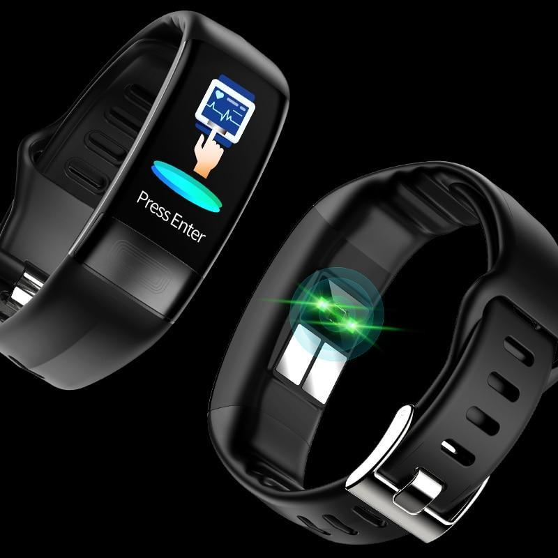 Blood Pressure Smart Band Heart Rate Smart Bracelet Activity Fitness Tracker Watch For iPhone Android - RAPBLUE