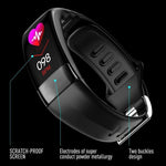 Blood Pressure Smart Band Heart Rate Smart Bracelet Activity Fitness Tracker Watch For iPhone Android - RAPBLUE