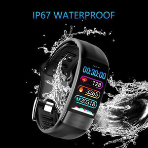 Blood Pressure Smart Band Heart Rate Smart Bracelet Activity Fitness Tracker Watch For iPhone Android - RAPBLUE