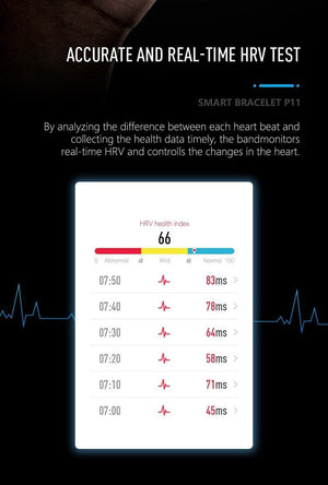 Blood Pressure Smart Band Heart Rate Smart Bracelet Activity Fitness Tracker Watch For iPhone Android - RAPBLUE