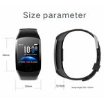 Touchscreen Smart Wristband Heart Rate Blood Pressure Pedometer Waterproof Fitness Tracker For Android iPhone - RAPBLUE