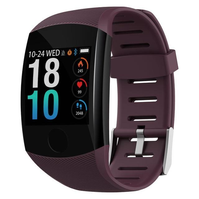 Touchscreen Smart Wristband Heart Rate Blood Pressure Pedometer Waterproof Fitness Tracker For Android iPhone - RAPBLUE