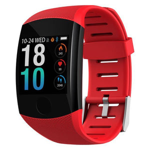 Touchscreen Smart Wristband Heart Rate Blood Pressure Pedometer Waterproof Fitness Tracker For Android iPhone - RAPBLUE