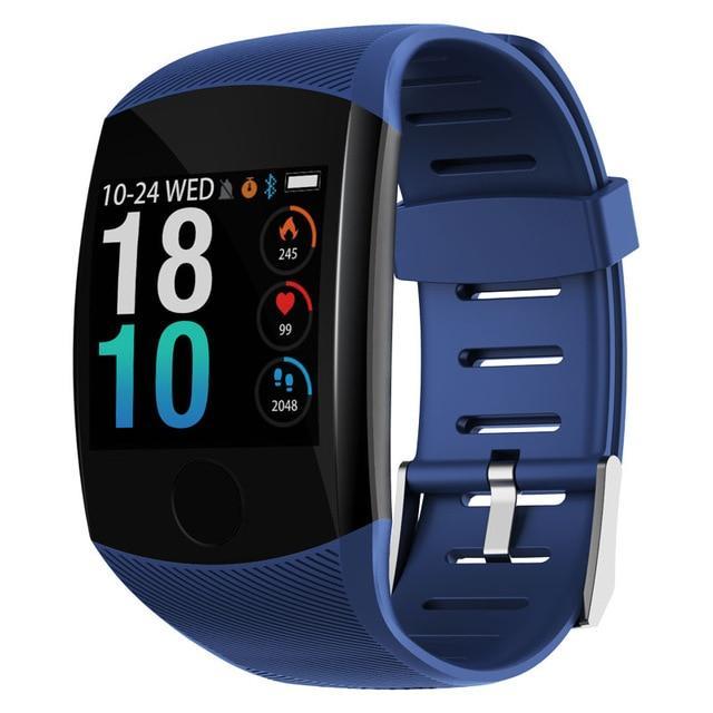 Touchscreen Smart Wristband Heart Rate Blood Pressure Pedometer Waterproof Fitness Tracker For Android iPhone - RAPBLUE