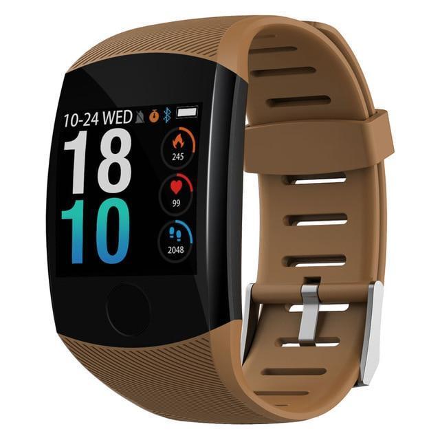 Touchscreen Smart Wristband Heart Rate Blood Pressure Pedometer Waterproof Fitness Tracker For Android iPhone - RAPBLUE