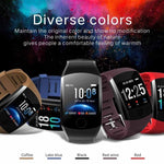 Touchscreen Smart Wristband Heart Rate Blood Pressure Pedometer Waterproof Fitness Tracker For Android iPhone - RAPBLUE