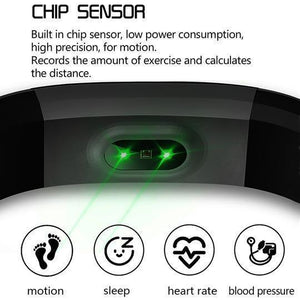 Blood Pressure Smart Watch and Heart Rate Monitor - RAPBLUE