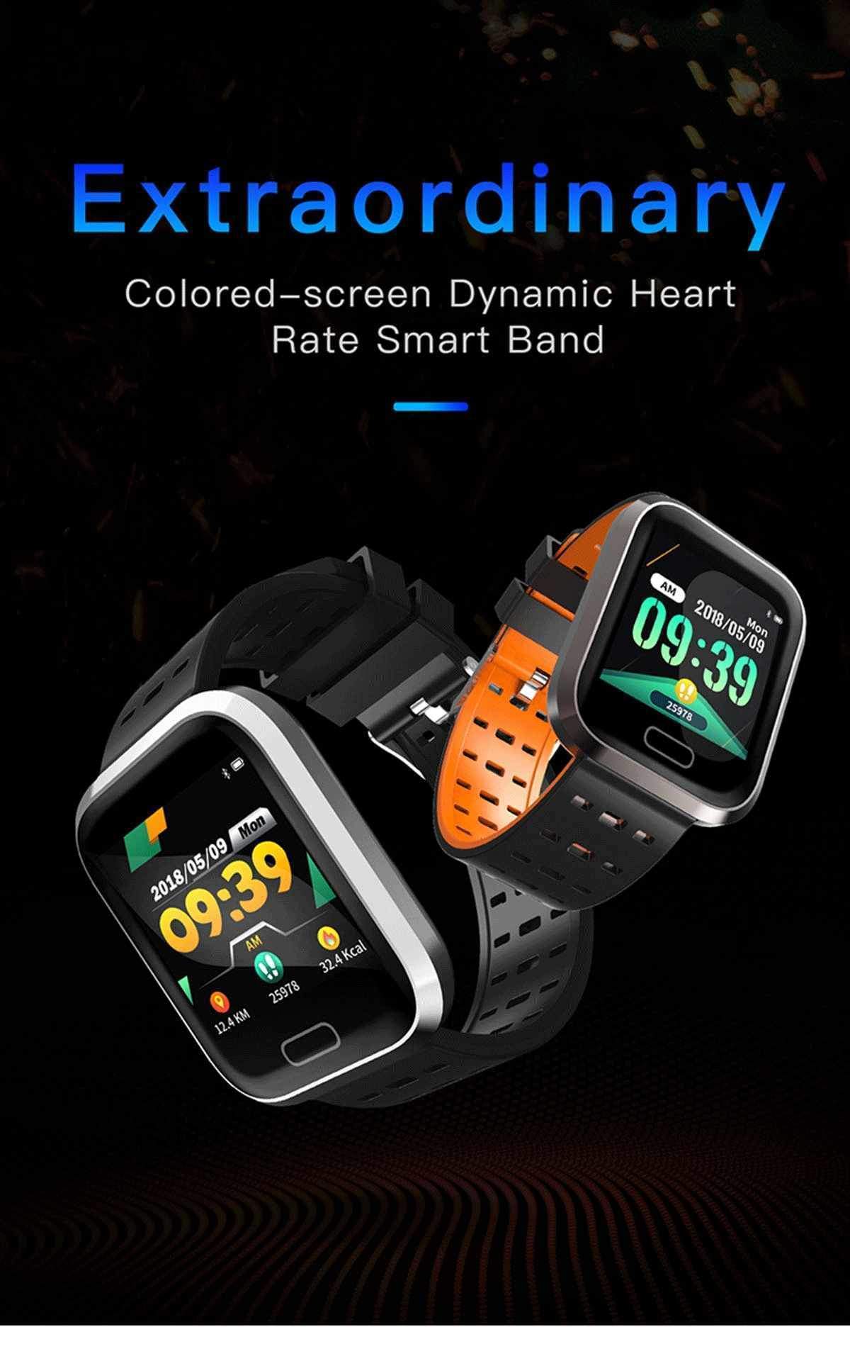 New Multi-Sport Heart Rate Blood Pressure Blood Oxygen Monitor Fitness Sport Smartwatch For Men Women - RAPBLUE