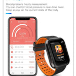 New Multi-Sport Heart Rate Blood Pressure Blood Oxygen Monitor Fitness Sport Smartwatch For Men Women - RAPBLUE