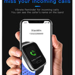 New Multi-Sport Heart Rate Blood Pressure Blood Oxygen Monitor Fitness Sport Smartwatch For Men Women - RAPBLUE