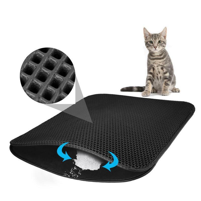 New Double Layer Larger Size Cat Litter Mat - RAPBLUE