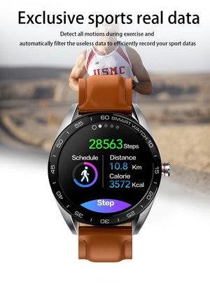 IP68 Waterproof Bluetooth Heart Rate Monitor Fitness Tracker Sport Smartwatch For Android iOS - RAPBLUE