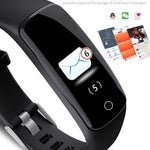 New IP67 Waterproof Heart Rate Fitness Tracker Smart Bracelet Watch For IOS Android - RAPBLUE