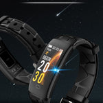 New Heart Rate Blood Pressure Fitness Bracelet IP67 Waterproof Sport Smart Band For iPhone Android - RAPBLUE