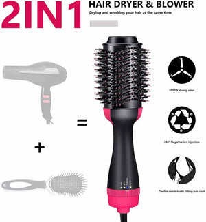 Salon Perfect - 2 in 1 Hair Dryer Brush Volumizer - RAPBLUE